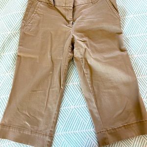 J. Crew Khaki Capris, Favorite Fit, Sz 4